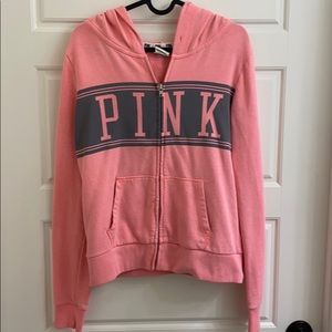 PINK Zip Up Hoodie